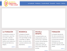 Tablet Screenshot of patronatodesanjose.org